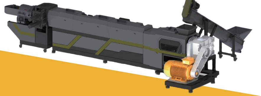 squeeze-dry pelletizing line