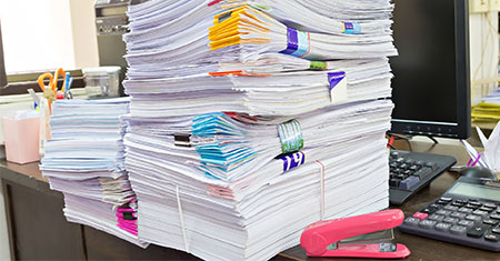 Laminated Paper & Bound Documents with Staples
