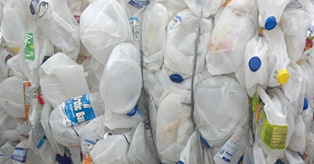 HDPE Milk Bottles