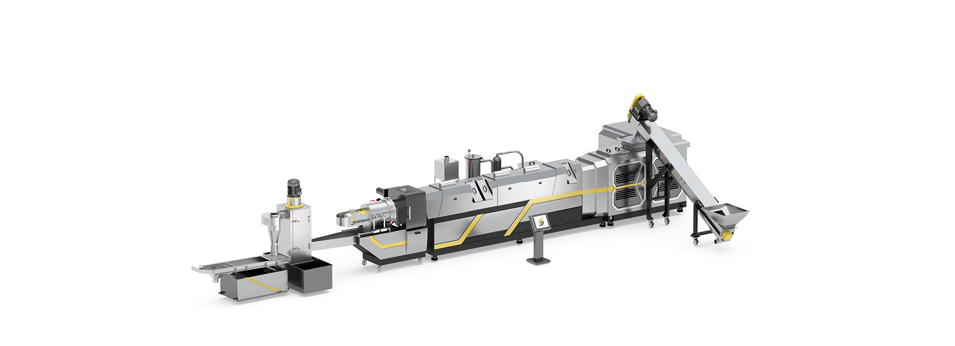 Squeeze Dryer Integrated Recycling Machine