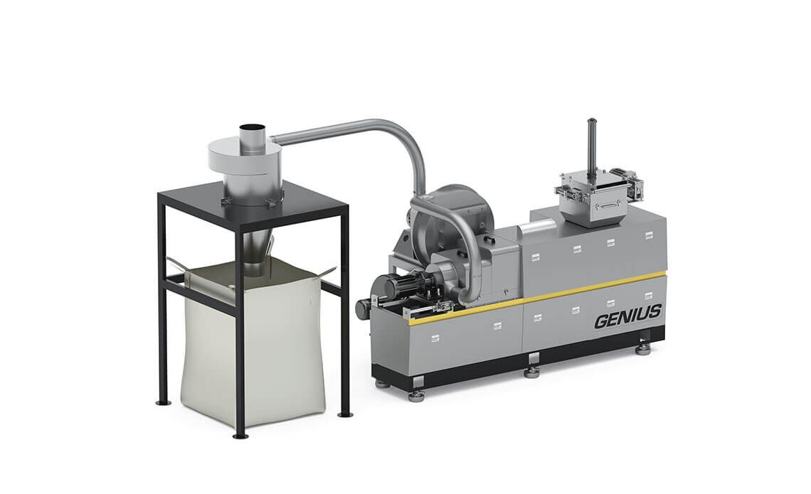 KRS Air Cooling Plastic Recycling Machine